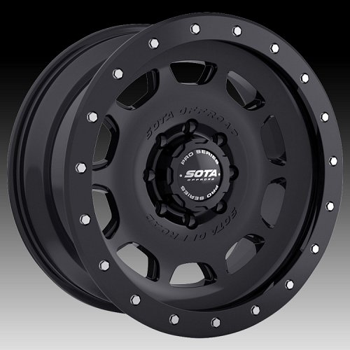 SOTA Offroad Pro Series D.R.T. Stealth Black Custom Truck Wheels Rims 1