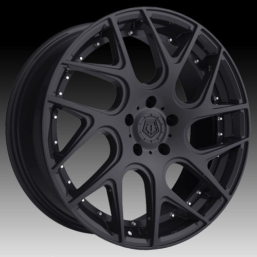 TIS 542B Gloss Black Custom Wheels Rims 1