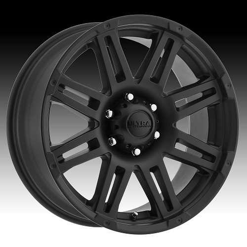 Ultra 226 Machine Satin Black Custom Wheels Rims 1