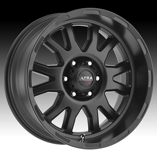 Ultra X108 Xtreme Satin Black Custom Wheels 1