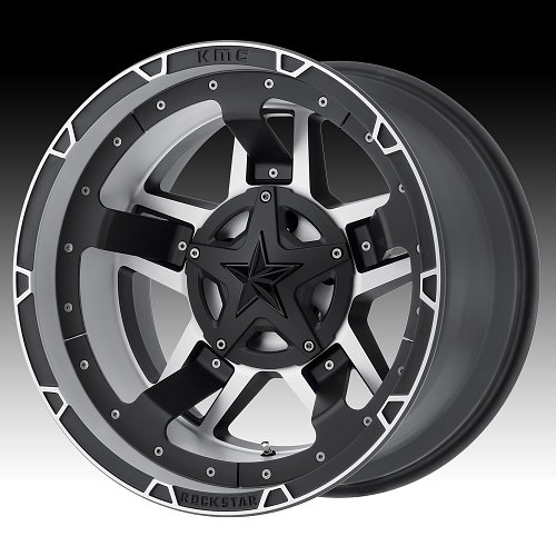 XD Series XD827 RS3 Machined Matte Black Custom Wheels Rims 1
