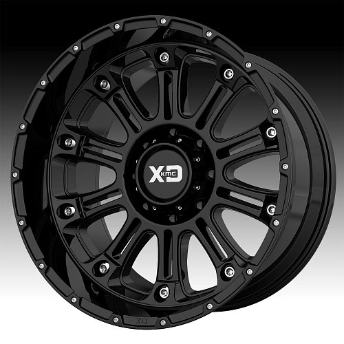 XD Series XD829 Hoss II Gloss Black Custom Wheels Rims 1