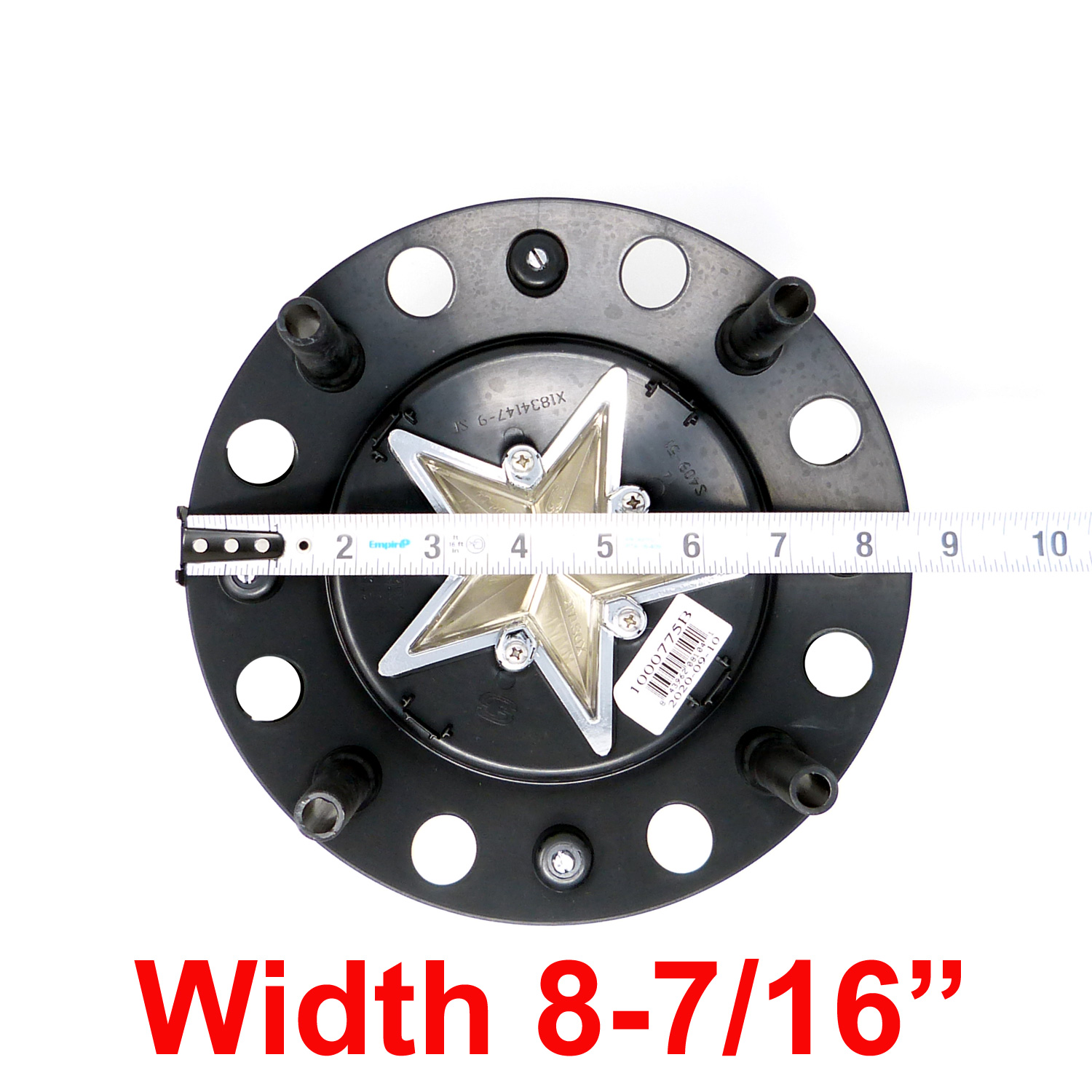 KMC Rockstar Custom  Wheel Center Cap Flat Black  1000775 7/8" legs