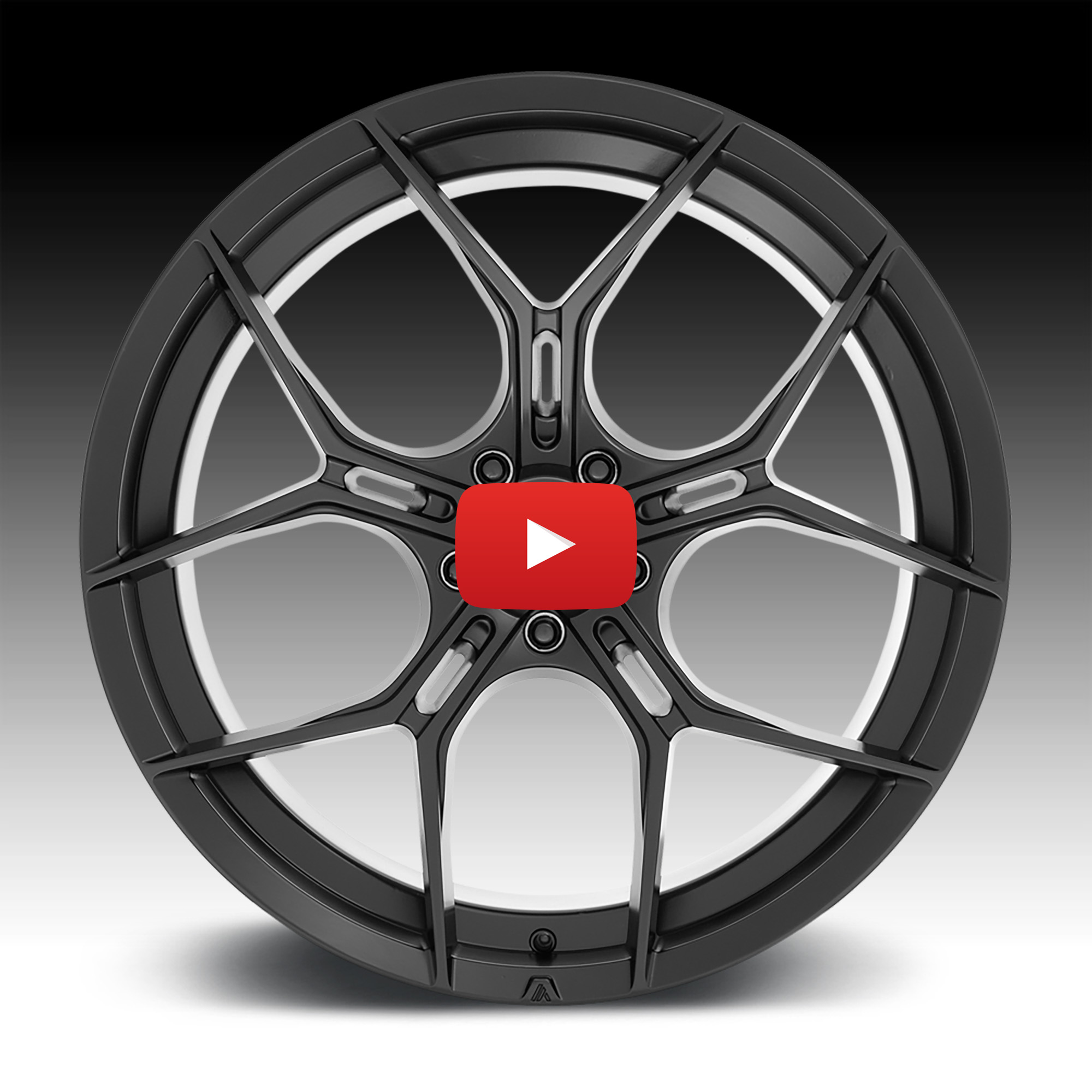 Asanti Black Label ABL37 Monarch Satin Black Custom Wheels | Custom ...