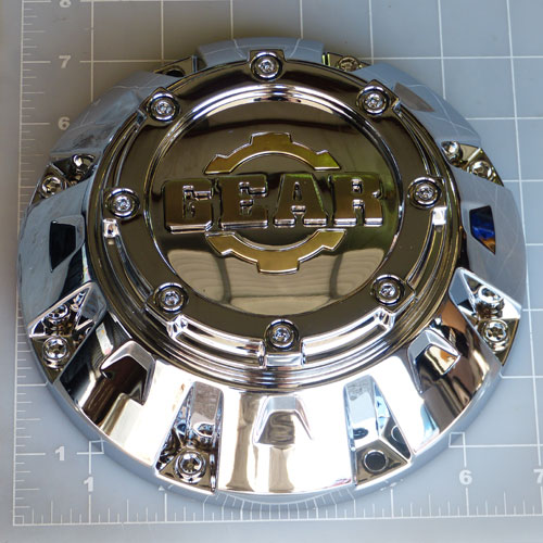 CAP-6C-C14-GC / Gear Alloy Chrome Bolt-On Center Cap 1