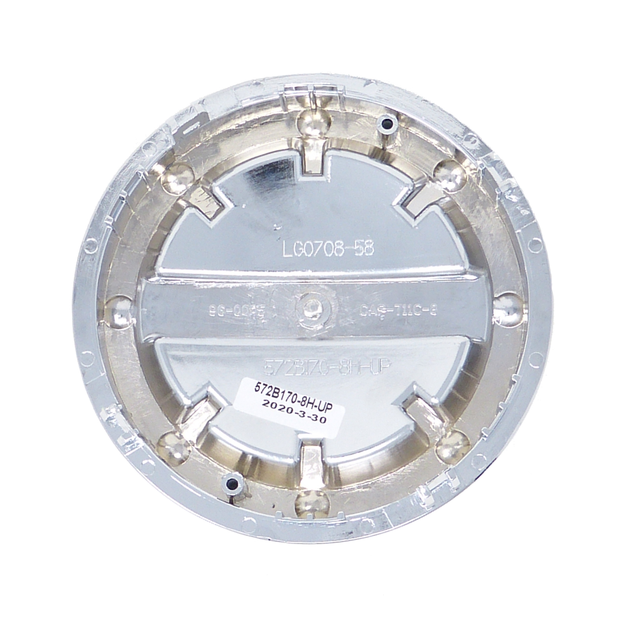 Gear Alloy Wheel Center Cap - 8 Lug, Top Only, Fits Modified 711 & 722 Rims - LG0708-58