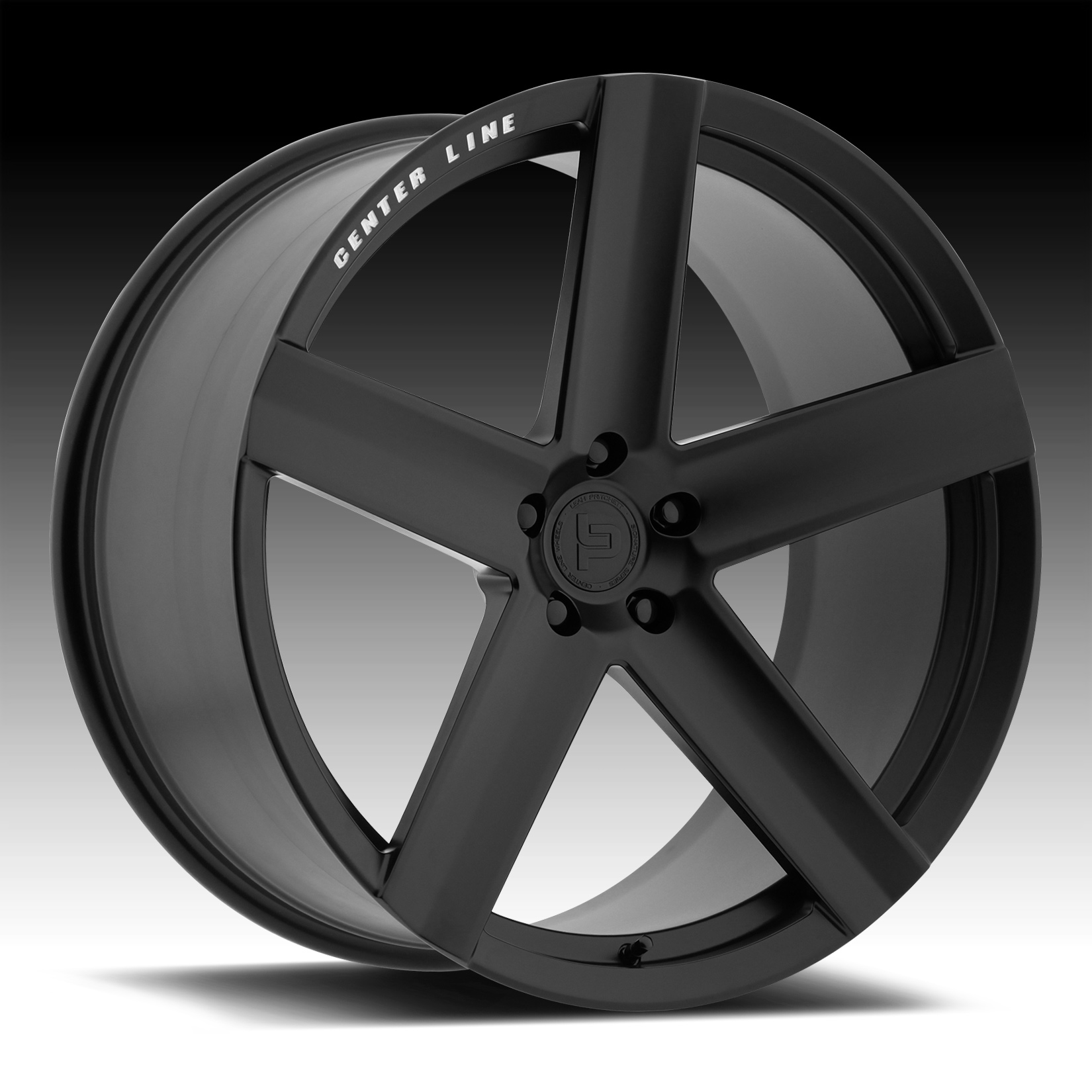 Centerline F40SB LP1 Satin Black Custom Wheels Rims - F40SB / LP1 - LP