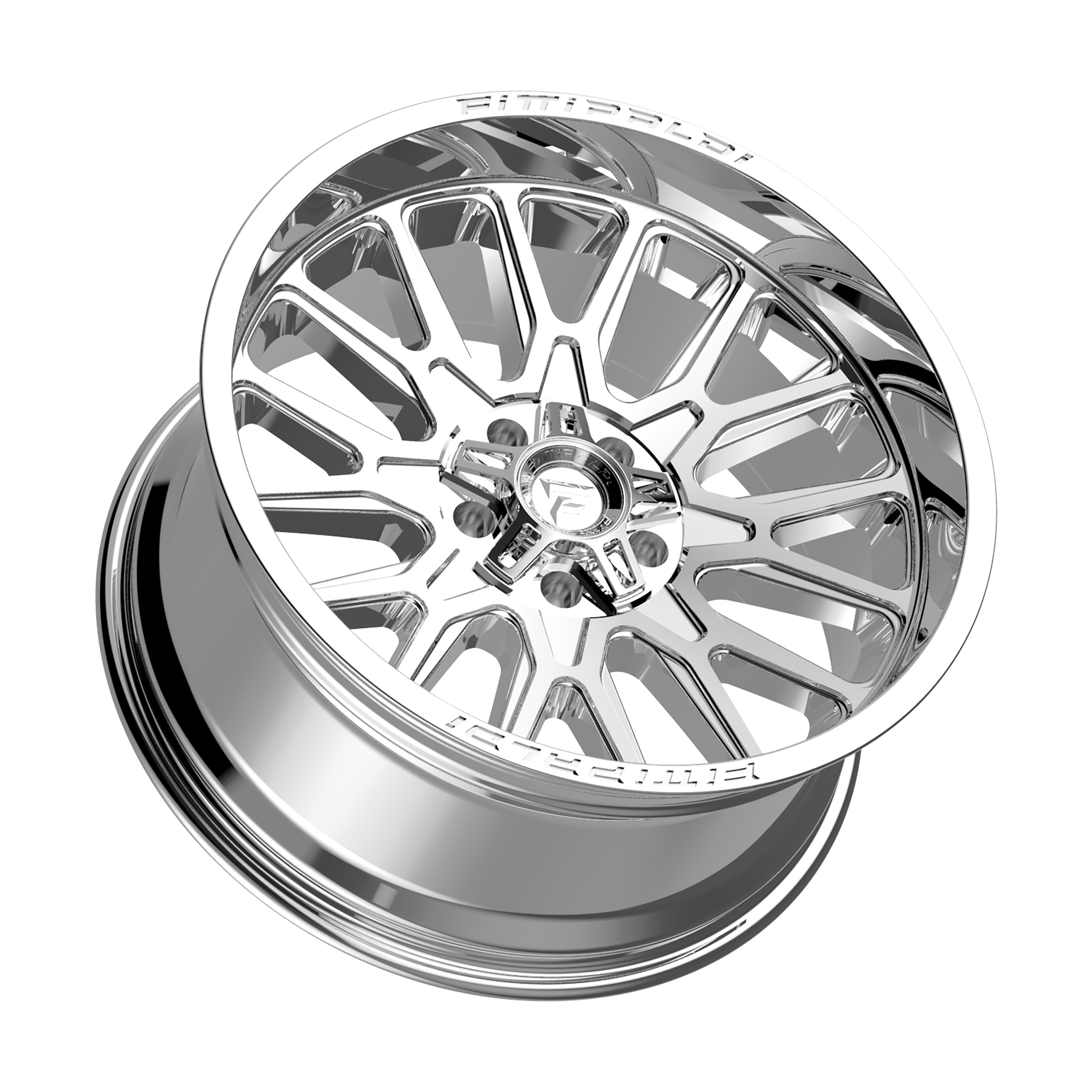 Fittipaldi Off Road FA18 Mirror Coat Custom Truck Wheels | Custom