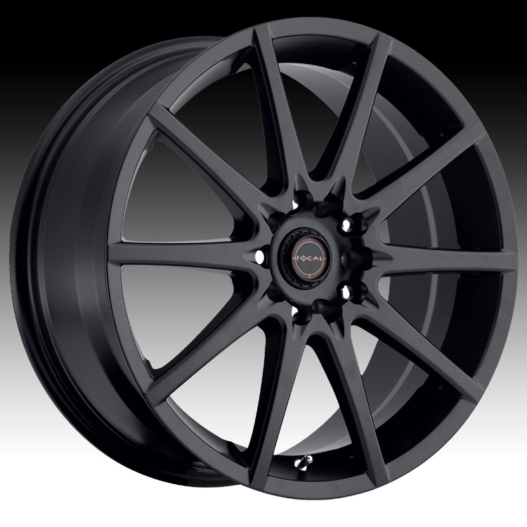 Focal 428SB F-04 Matte Black Wheel with Painted 16 x 7. inches /6 x 100 mm, 48 mm Offset