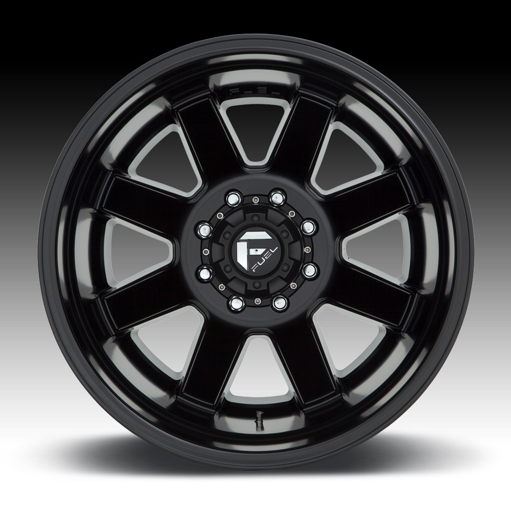 Fuel Maverick Dually D436 Satin Black Custom Wheels Rims 