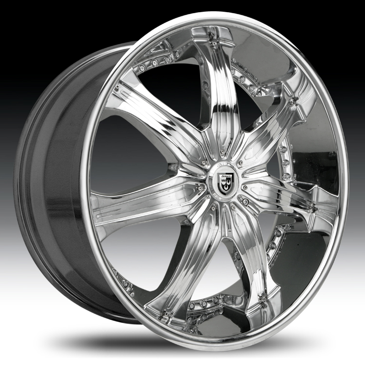 Lexani LX-7 Chrome Custom Rims Wheels | Custom Wheels Express