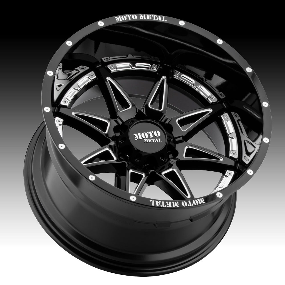Moto Metal MO993 Hydra Gloss Black Milled Custom Wheels