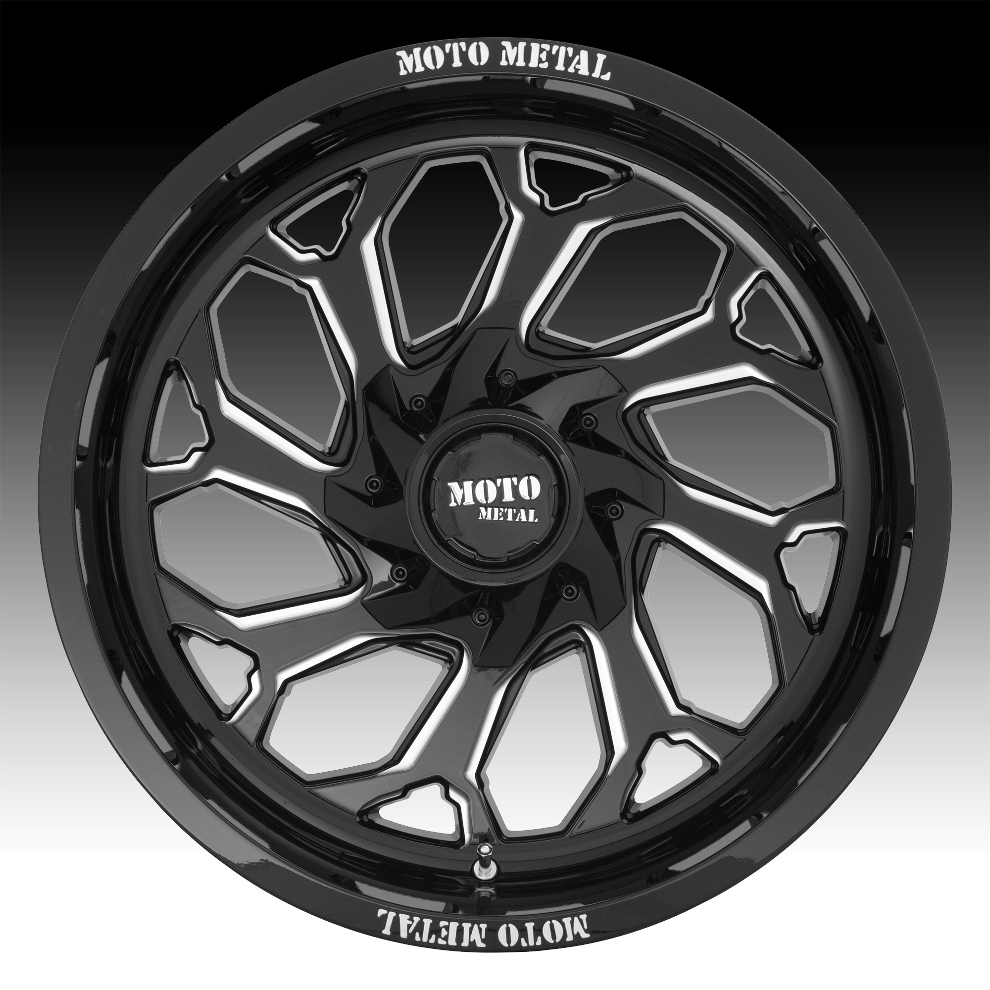 Moto Metal MO999 Reaper Gloss Black Milled Custom Wheels