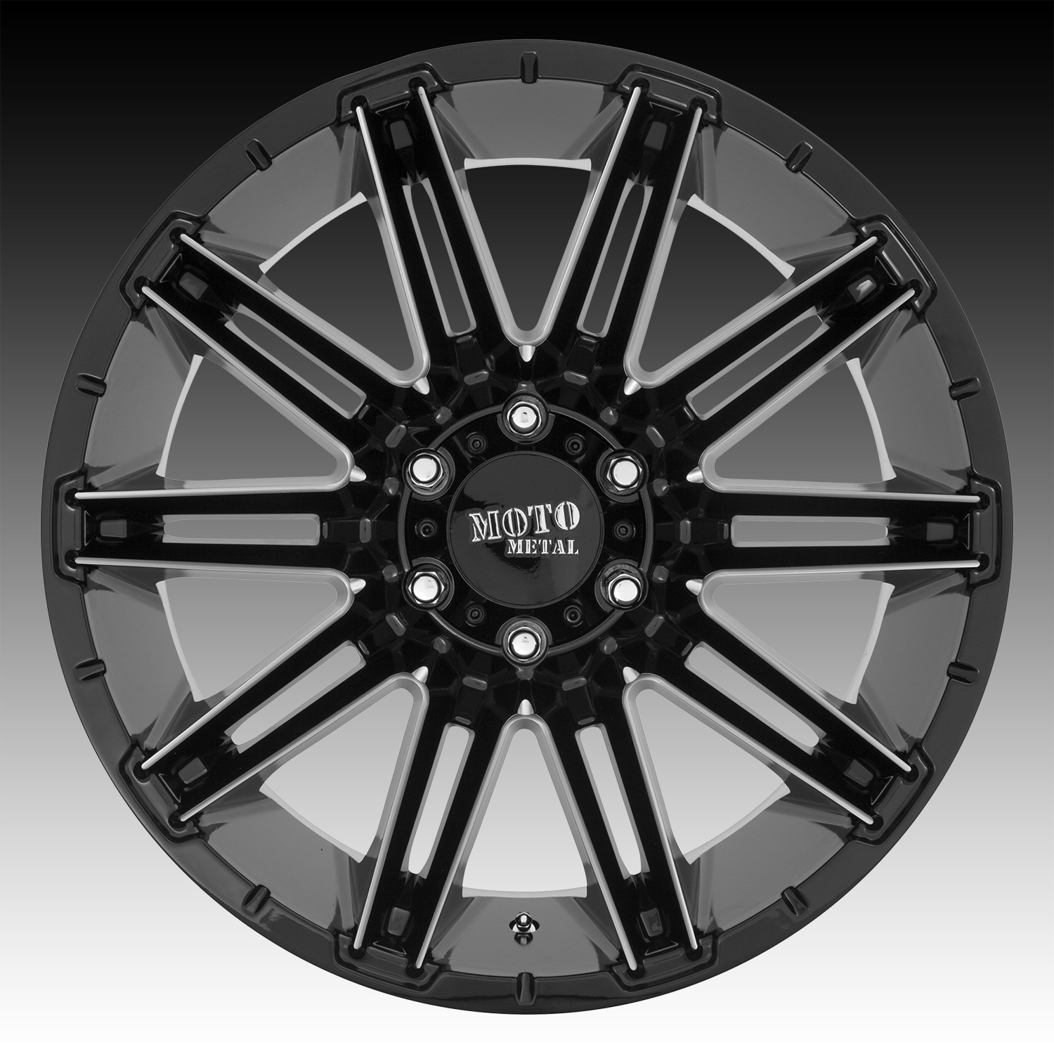 Moto Metal MO998 Kraken Gloss Black Milled Custom Wheels