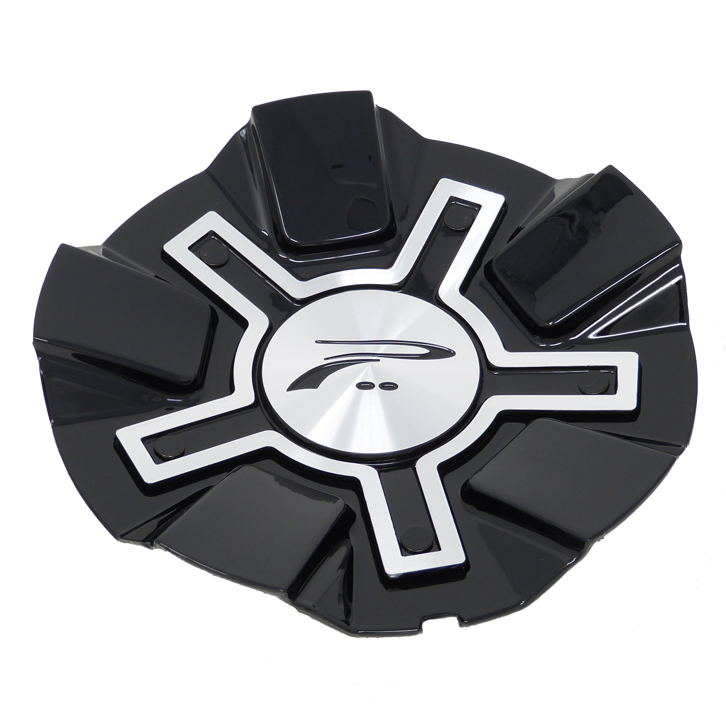 PN# C101702-1CAP 1 PLATINUM BLACK Custom Wheel Center Cap