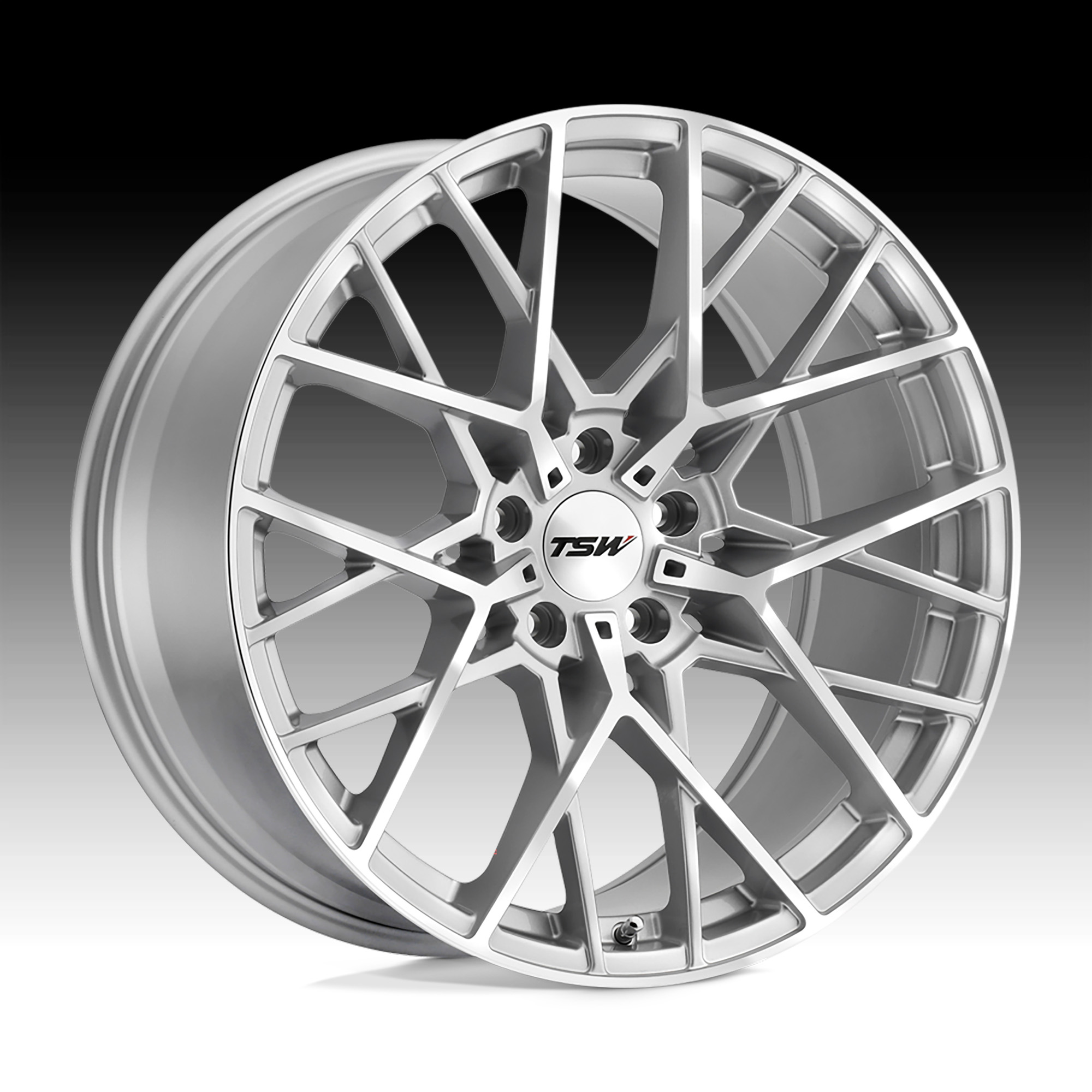 TSW Sebring Machined Silver Custom Truck Wheels | Custom