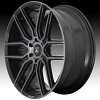 Asanti Black Label ABL-28 Baron Machined Black Grey Tint Custom Wheels Rims 2