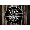 Asanti Black Label ABL-28 Baron Machined Black Grey Tint Custom Wheels Rims 6
