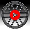 Asanti Black Label ABL-28 Baron Machined Black Grey Tint Custom Wheels Rims 10