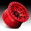 Fuel Covert Beadlock D113 Candy Red Custom Wheels Rims 4