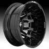 Fuel Blitz Dually D673 Gloss Black Milled Custom Wheels Rims 3