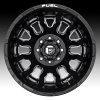 Fuel Blitz Dually D673 Gloss Black Milled Custom Wheels Rims 4