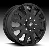 Fuel Blitz Dually D675 Gloss Black Custom Wheels Rims 2