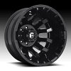 Fuel Blitz Dually D675 Gloss Black Custom Wheels Rims 5