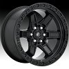 Fuel Kicker 6 D697 Satin Black Custom Wheels Rims 6