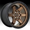 Fuel Kicker 6 D699 Bronze Custom Wheels Rims 4