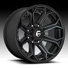 Fuel Siege D704 Brushed Black Dark Tint Custom Wheels Rims 4