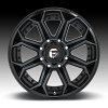 Fuel Siege D704 Brushed Black Dark Tint Custom Wheels Rims 6