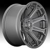 Fuel Siege D705 Platinum Custom Wheels Rims 2