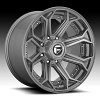 Fuel Siege D705 Platinum Custom Wheels Rims 4