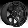 Fuel Siege D706 Satin Black Custom Wheels Rims 4