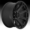 Fuel Siege D706 Satin Black Custom Wheels Rims 5