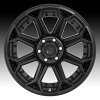 Fuel Siege D706 Satin Black Custom Wheels Rims 6