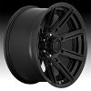 Fuel Rogue D709 Satin Black Custom Wheels Rims 2