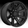 Fuel Rogue D709 Satin Black Custom Wheels Rims 4