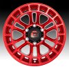 Fuel Heater D719 Candy Red Custom Wheels Rims 3