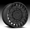 Fuel Militia D723 Satin Black Custom Wheels Rims 4