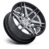 Fuel Flight FC408 Chrome Custom Truck Wheel Profile View