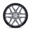 Fuel Flight FC408 Chrome Custom Truck Wheel Front View
