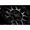 KMC Mesa KM544 Satin Black Gloss Black Custom Wheels Rims 4