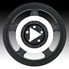 KMC KM721 Alpine Satin Black Custom Wheels Rims 6