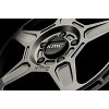 KMC KM721 Alpine Satin Gray Custom Wheels Rims 7
