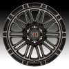 XD Series XD846 Double Deuce Machined Black Dark Tint Custom Wheels Rims 3