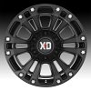 XD Series XD851 Monster 3 Satin Black Custom Wheels Rims 3