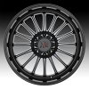 XD Series XD857 Whiplash Machined Black Grey Tint Custom Wheels Rims 6