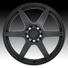 Motegi Racing MR143 CS6 Satin Black Custom Wheels Rims 4